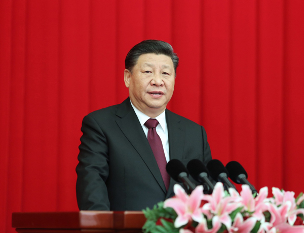 12月29日，全國政協(xié)在北京舉行新年茶話會。中共中央總書記、國家主席、中央軍委主席習(xí)近平在茶話會上發(fā)表重要講話。 新華社記者 鞠鵬 攝