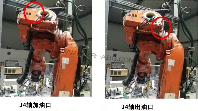 ABB機(jī)器人更換各軸潤滑油保養(yǎng)