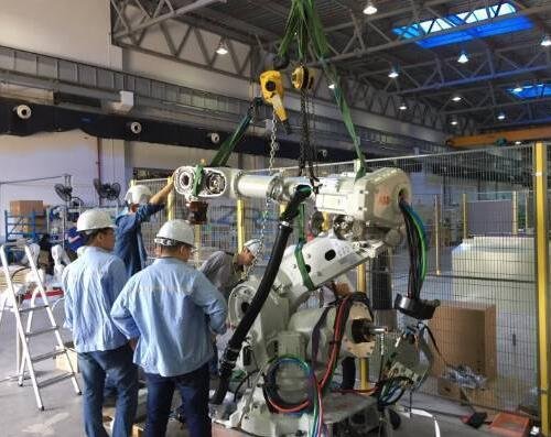 ABB機器人二軸三軸減速機漏油維修更換步驟