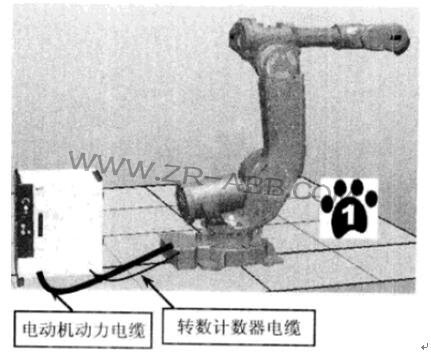 ABB機(jī)器IRB6640本體與控制柜連接的操作